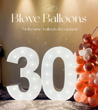 Melbourne 30 years old balloon garland party decoration