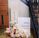 Melbourne Welcome Sign, Wedding seat chart printing custom printing 33