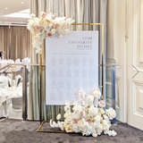 Melbourne Welcome Sign, Wedding seat chart printing custom printing 35