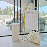 Melbourne Welcome Sign, Wedding seat chart printing custom printing 36