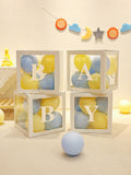 BABY BOXES WITH BALLOONS DECORATION