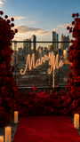 Melbourne Proposal Setup | Luxury Rooftop Marry Me Decoration