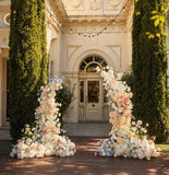 Luxury Pastel Wedding Silk Floral Arches Hiring Melbourne