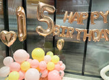 Melbourne Birthday Balloon Number centrepiece arrangement