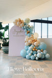 Melbourne baby boy 1 year old birthday party ballooon garland decoration