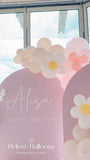 Melbourne one year old baby  party balloon and flowers arrangement decoration