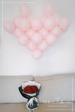 墨尔本气球派对求婚表白鲜花气球场景布置