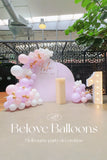 Melbourne one year old baby  party balloon pink theme decoration