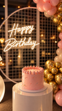 Birthday Balloons Party Decorations Melbourne | Pink & Gold Balloon Party