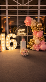 Birthday Balloons Party Decorations Melbourne | Pink & Gold Balloon Party