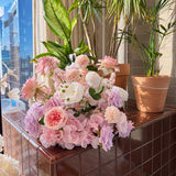 Elegant Pink Floral Birthday Party Setup in Melbourne