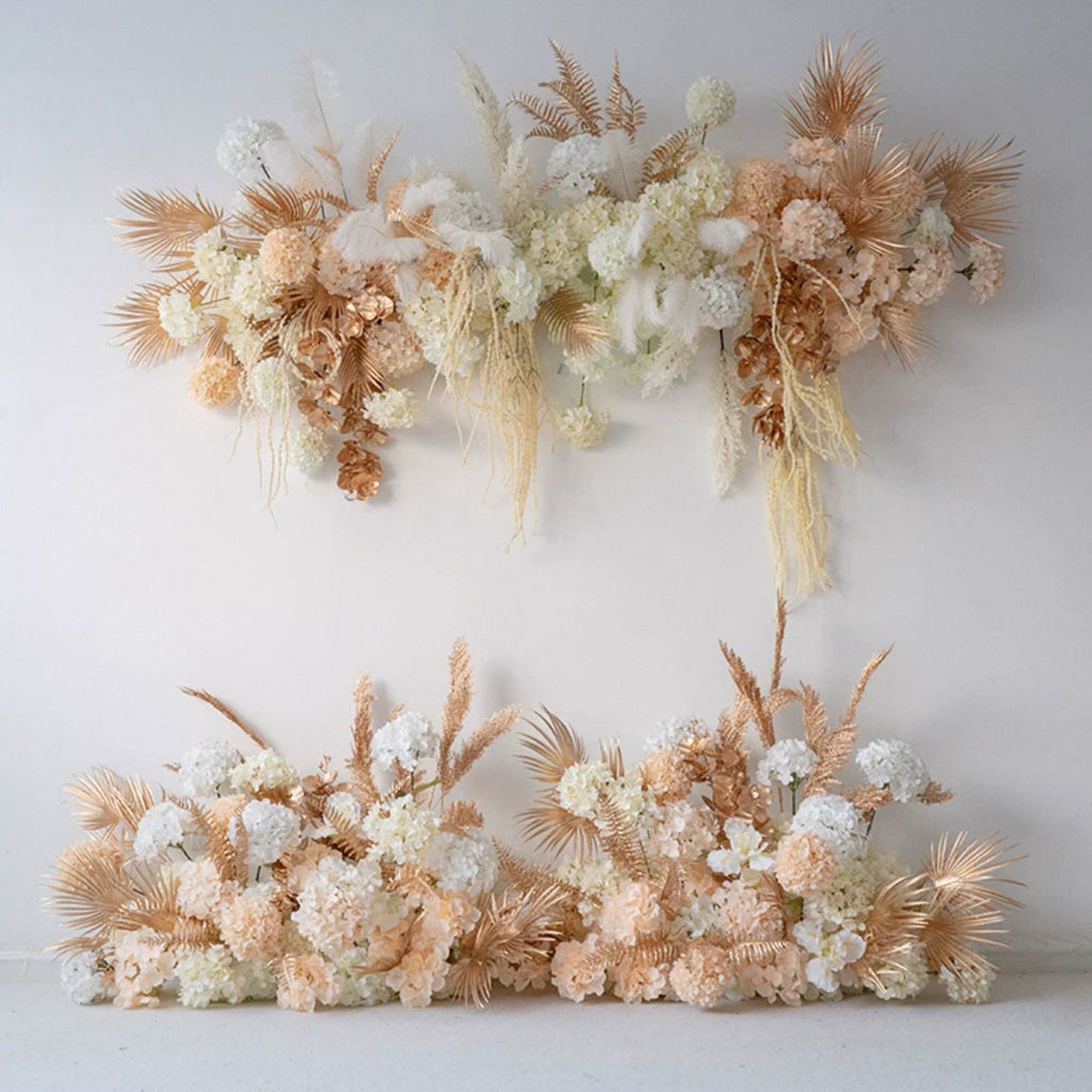 Melbourne Nutral Nude Color Flowers Arch Pillar Centerpieces Renting 2 blove