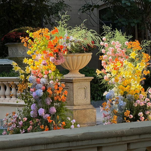 Melbourne Dopamine Color Flower Arch Pillar Centerpieces Renting 4 blove