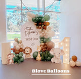 Melbourne Safari Theme Kids Custom Party Decorations with Balloon Garland 10