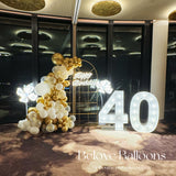Melbourne party shop balloon garland party decoation 40 years old birthday party