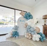 Melbourne baby birthday party decoration with blue color theme