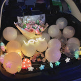 Melbourne marry me trunk flower and balloons decoration show special love to her