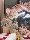 Melbourne proposal, marry me, and engagement flowers and balloons party decoration blove