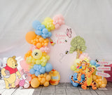 Melbourne Custom Winnie theme Party Decorations with Balloon Garland
