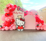 Melbourne Hello Kitty Theme kKds Party Decorations with Balloon Garland