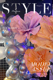 Happy Birthday Value Pack with Black and Silver Balloons Decoration in Melbourne blove