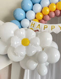 Melbourne balloon arrangement rainbow garland