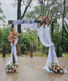 Melbourne Vintage-toned Mood Flower Arch Pillar Centerpieces Hiring