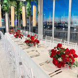 Melbourne Custom Party Decorations with Black & Red Color Balloon Garland