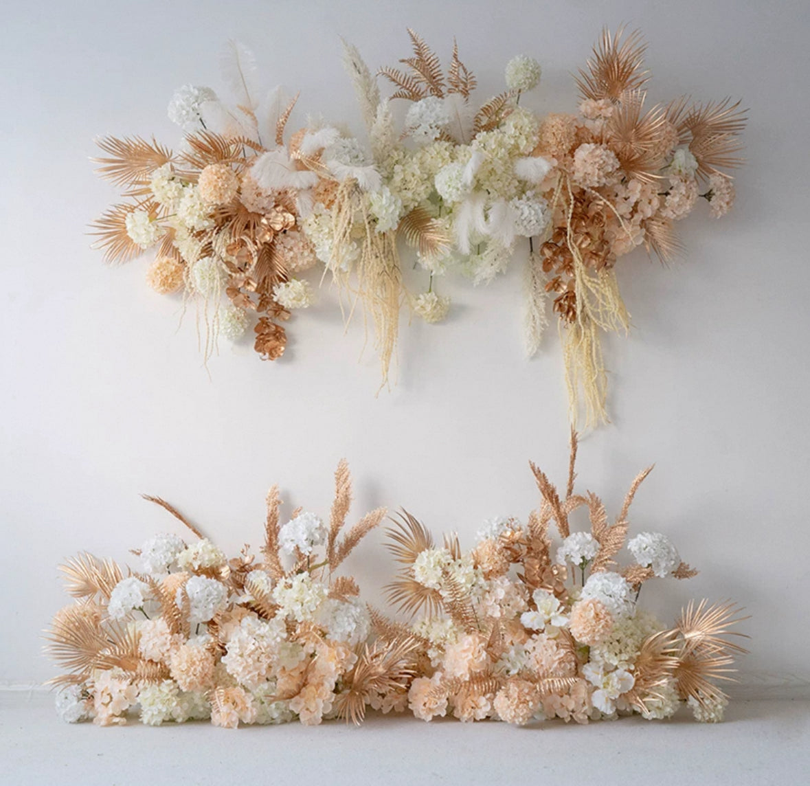 Melbourne Nutral Nude Color Flowers Arch Pillar Centerpieces Renting 2 blove