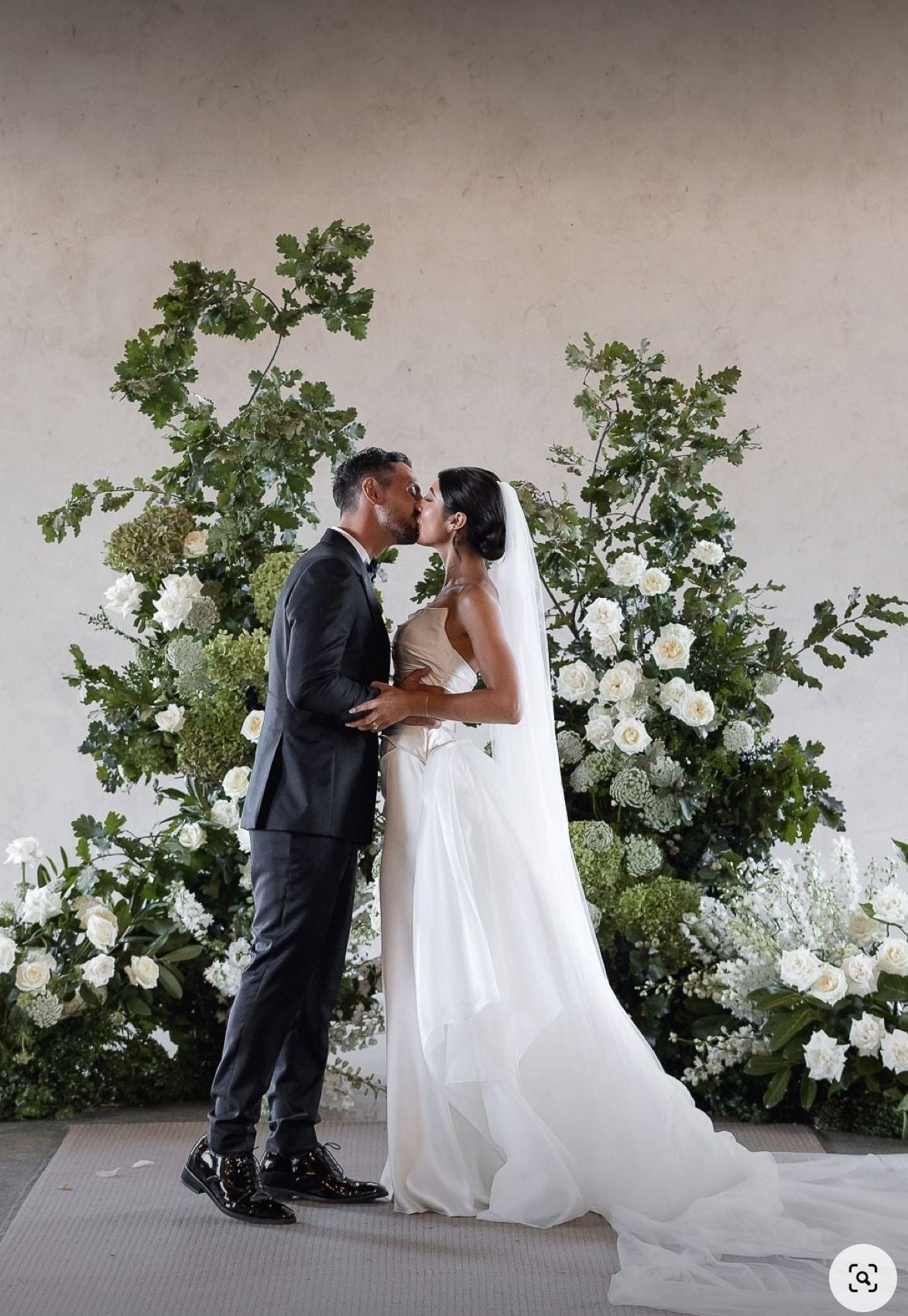 Wedding Ceremony Floral Arch Hire Melbourne | White & Green Flowers