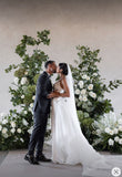 Wedding Ceremony Floral Arch Hire Melbourne | White & Green Flowers