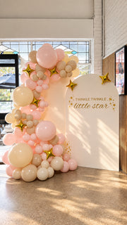 Twinkle Twinkle Little Star Baby Shower – Double Arch Backdrop & Balloon Decoration Melbourne