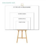 Melbourne Welcome Board, Wedding seat chart printing custom printing 3