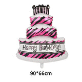 Happy Birthday Balloon with Helium around 90cm