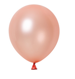 Rose Gold  Helium Balloons Includes Helium Inflation, Balloon & Ribbon