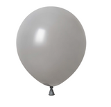 Silver and Grey Helium Balloons Includes Helium Inflation, Balloon & Ribbon