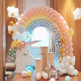 Rainbow Arch Balloons Garland Party in Melbourne style 2
