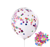 Confetti Helium Balloon Glamourous Rainbow Color
