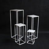 White Metal Cake Table Party Hire