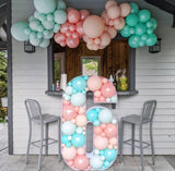 BLOVE  Number 6 1.2m with Personalized Balloons Decoration HIRE