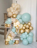 BLOVE  Number 2 1.2m with Personalized Balloons Decoration HIRE 2 blove