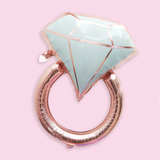 Balloon Foil Dimond Ring 50cm blove