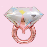 Balloon Foil Dimond Ring 50cm